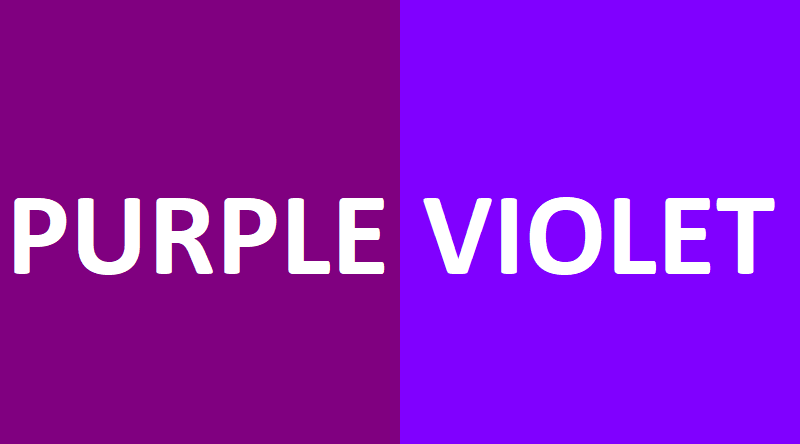 Purple violet hot sale